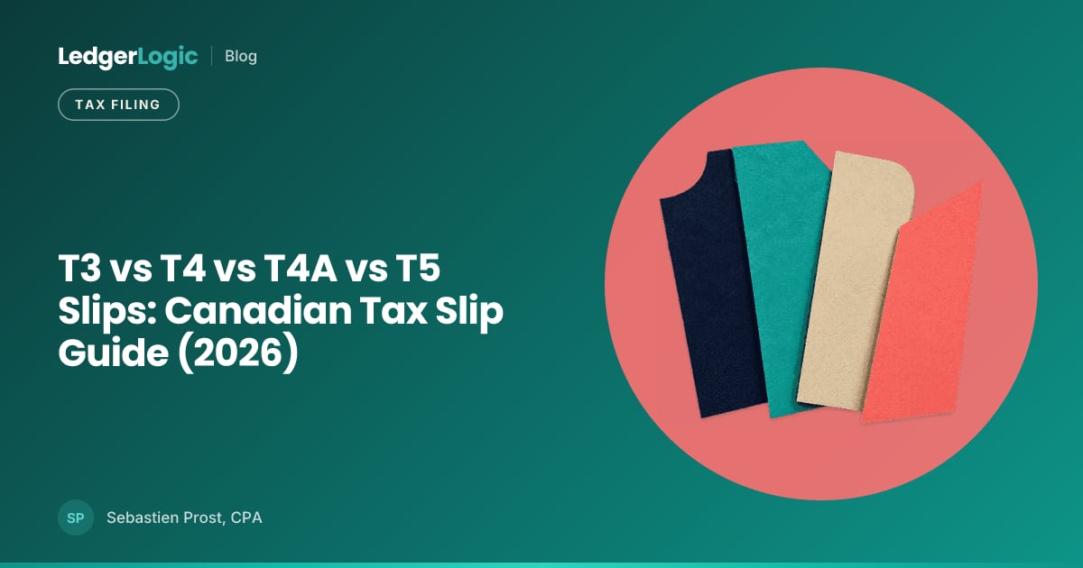 T3 vs T4 vs T4A vs T5 Slips: Canadian Tax Slip Guide (2026)